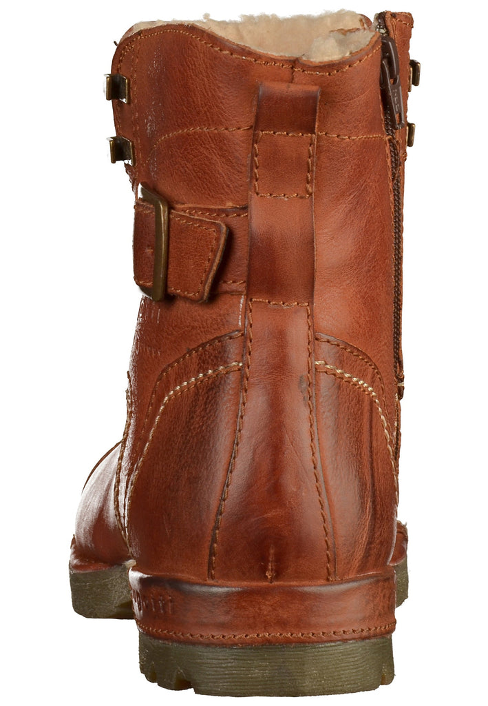 Bugatti Stiefelette Leder Cognac - surf4shoes