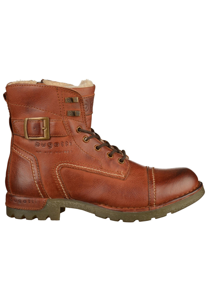 Bugatti Stiefelette Leder Cognac - surf4shoes