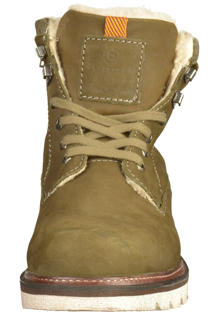 Bugatti Stiefelette Leder/Textil Dunkelgrün - surf4shoes