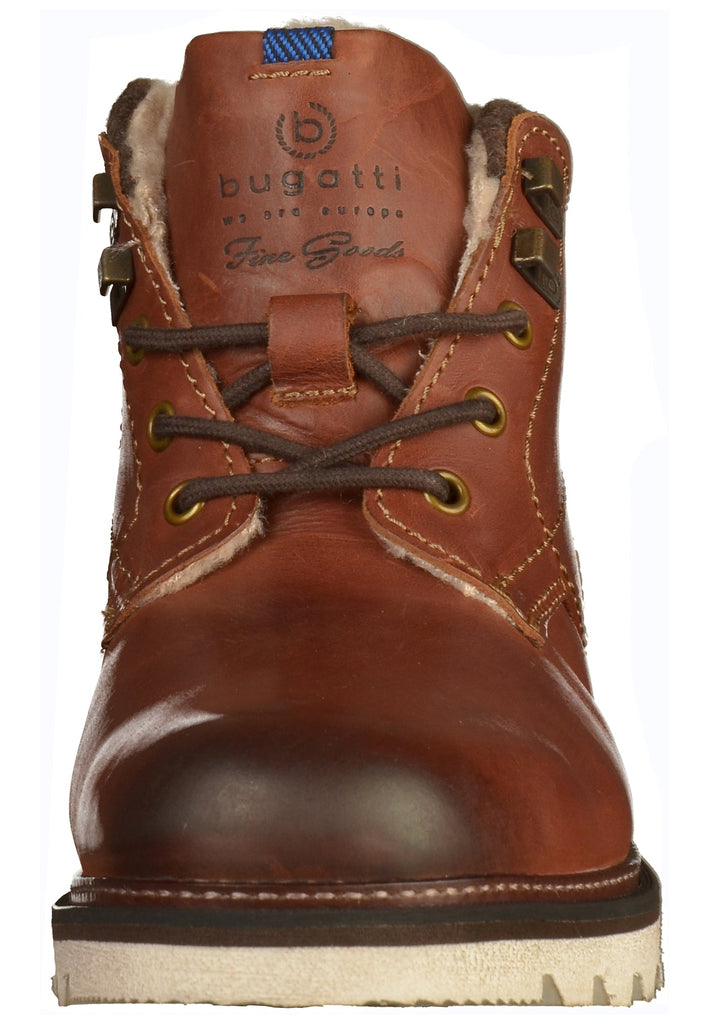 Bugatti Stiefelette Leder/Textil Braun - surf4shoes