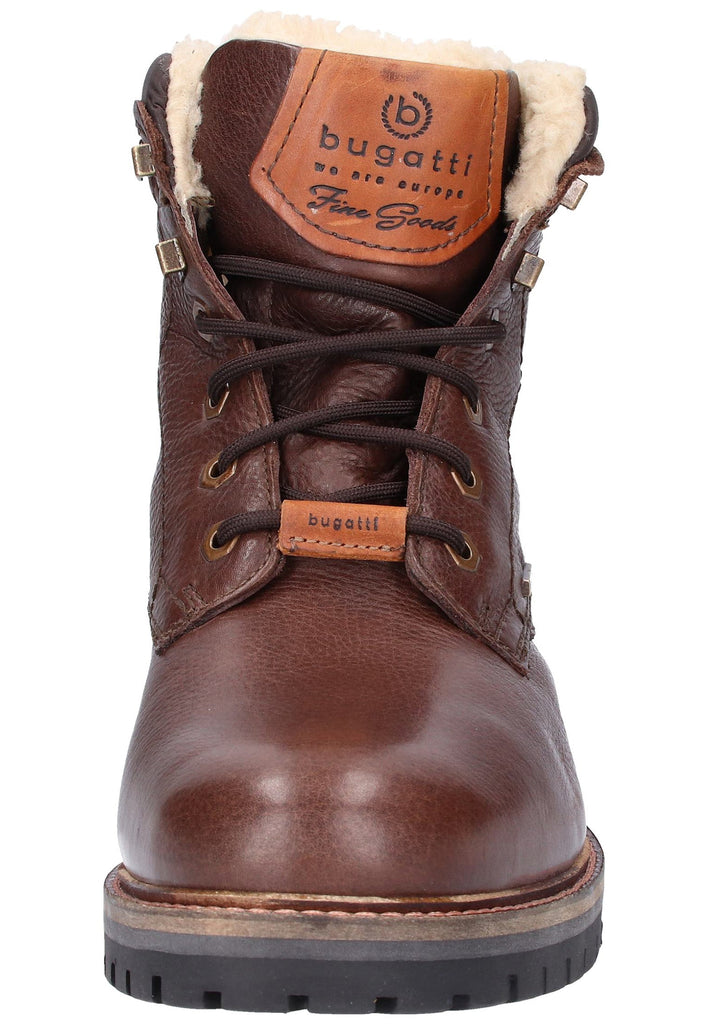 Bugatti Stiefelette Leder Dunkelbraun - surf4shoes