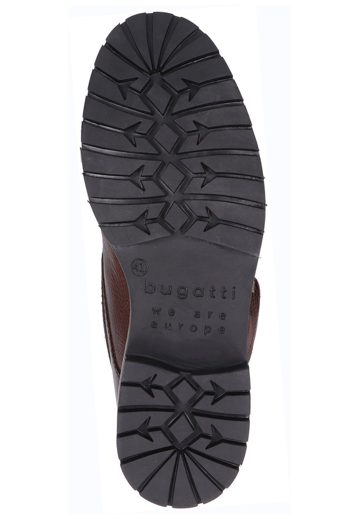 Bugatti Stiefelette Leder Dunkelbraun - surf4shoes