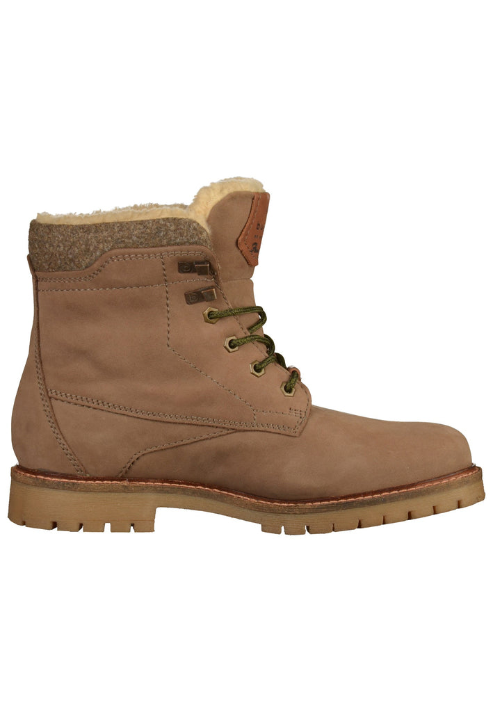 Bugatti Stiefelette Leder Taupe - surf4shoes