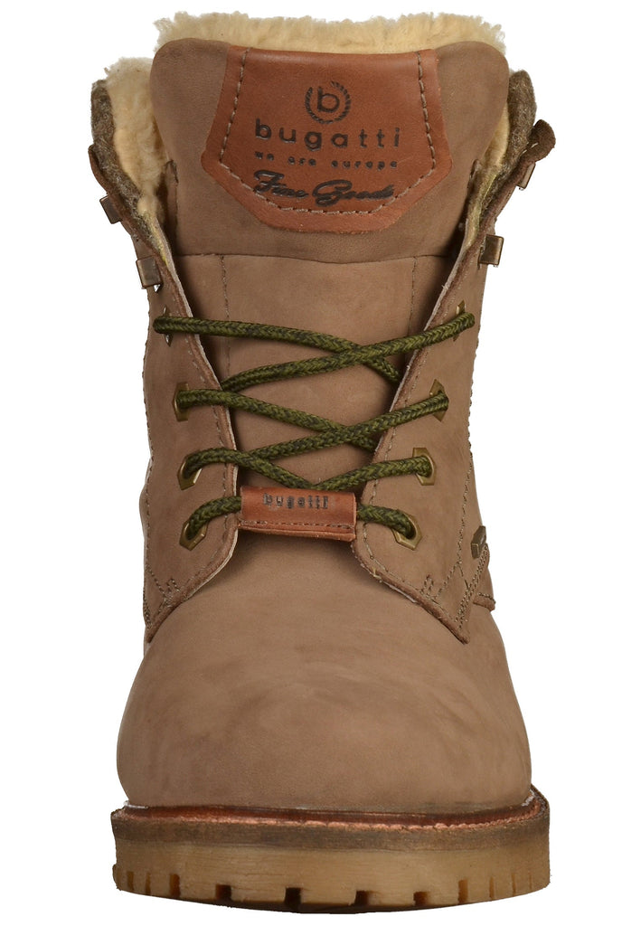 Bugatti Stiefelette Leder Taupe - surf4shoes