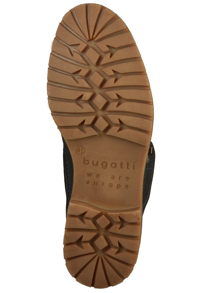 Bugatti Stiefelette Leder Dunkelblau - surf4shoes