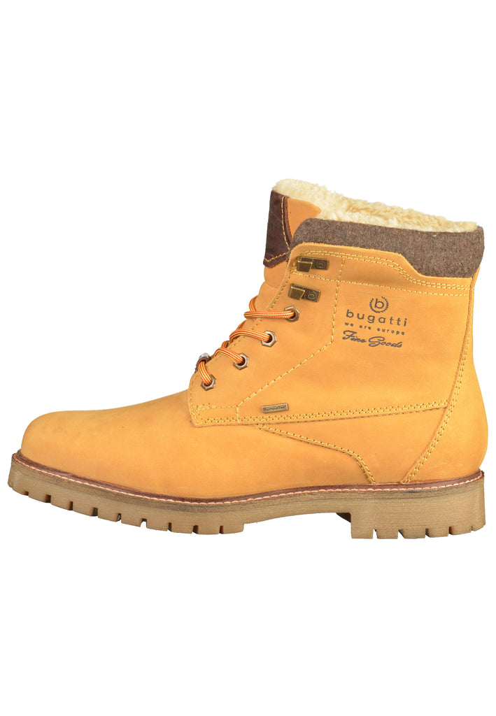 Bugatti Stiefelette Leder Gelb - surf4shoes