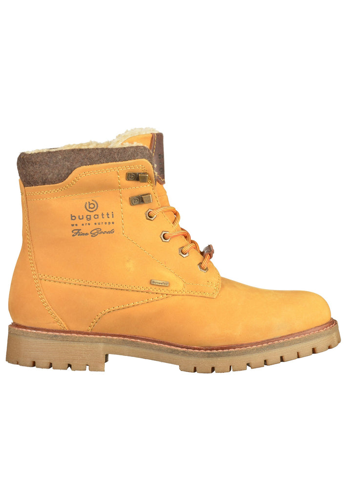 Bugatti Stiefelette Leder Gelb - surf4shoes