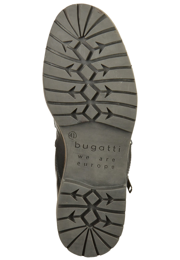 Bugatti Stiefelette Leder Schwarz Warmfutter - surf4shoes