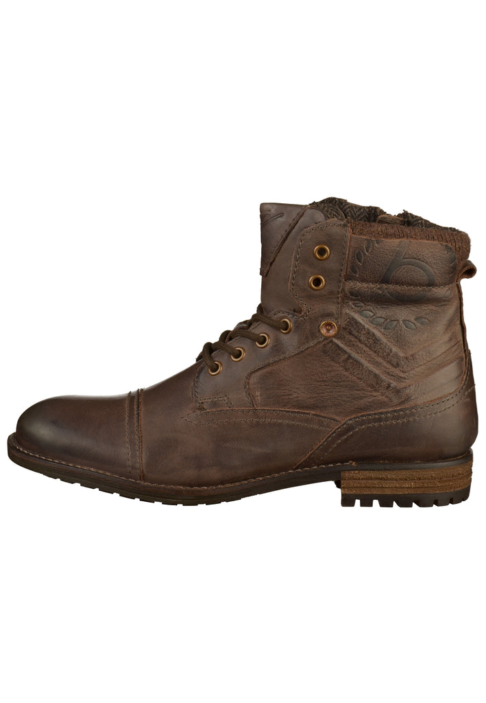 Bugatti Stiefelette Leder Taupe - surf4shoes
