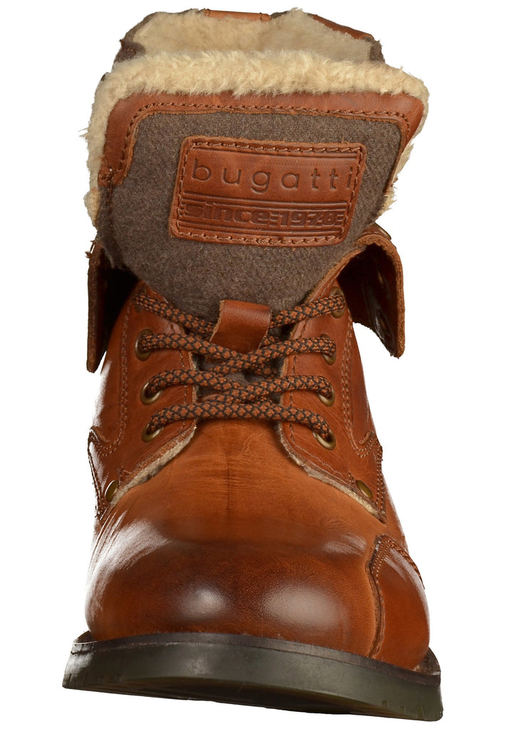 Bugatti Stiefelette Leder/Textil Cognac - surf4shoes