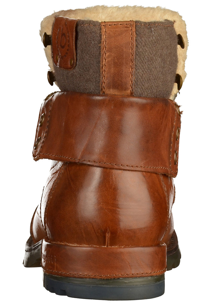 Bugatti Stiefelette Leder/Textil Cognac - surf4shoes