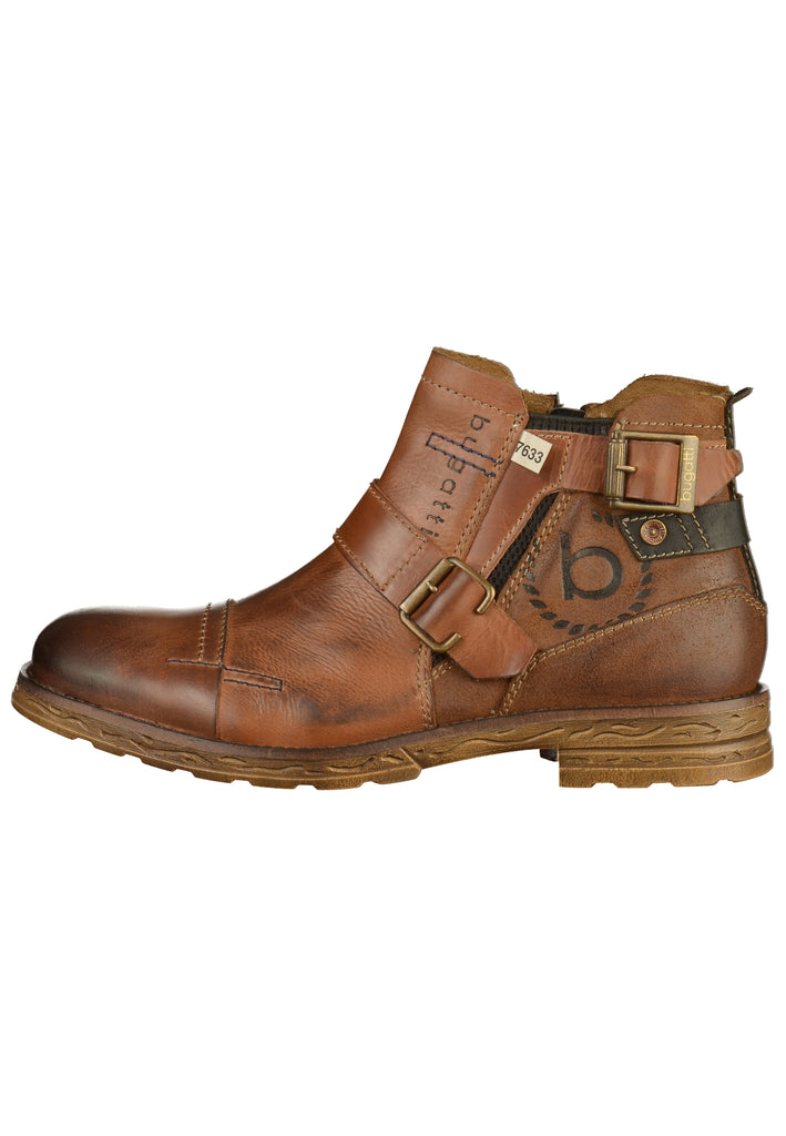 Bugatti Stiefelette Leder Cognac - surf4shoes