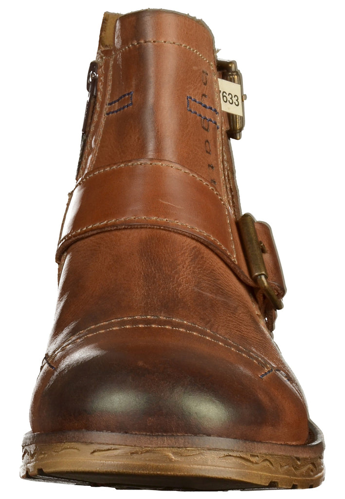 Bugatti Stiefelette Leder Cognac - surf4shoes