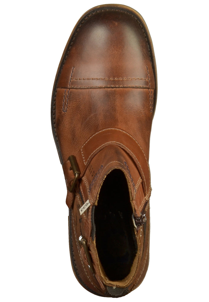 Bugatti Stiefelette Leder Cognac - surf4shoes