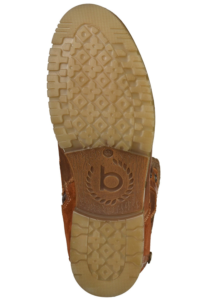 Bugatti Stiefelette Leder/Textil Cognac - surf4shoes