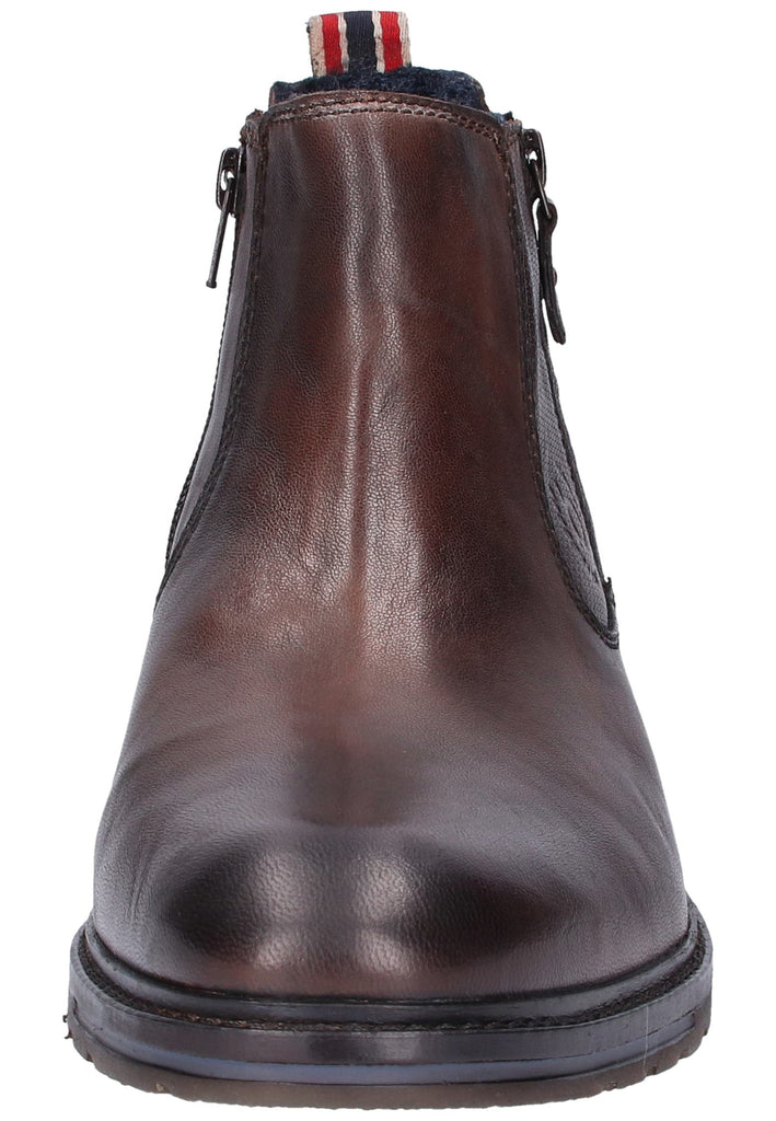 Bugatti Stiefelette Leder Dunkelbraun - surf4shoes