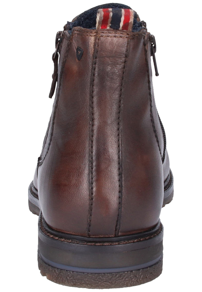 Bugatti Stiefelette Leder Dunkelbraun - surf4shoes