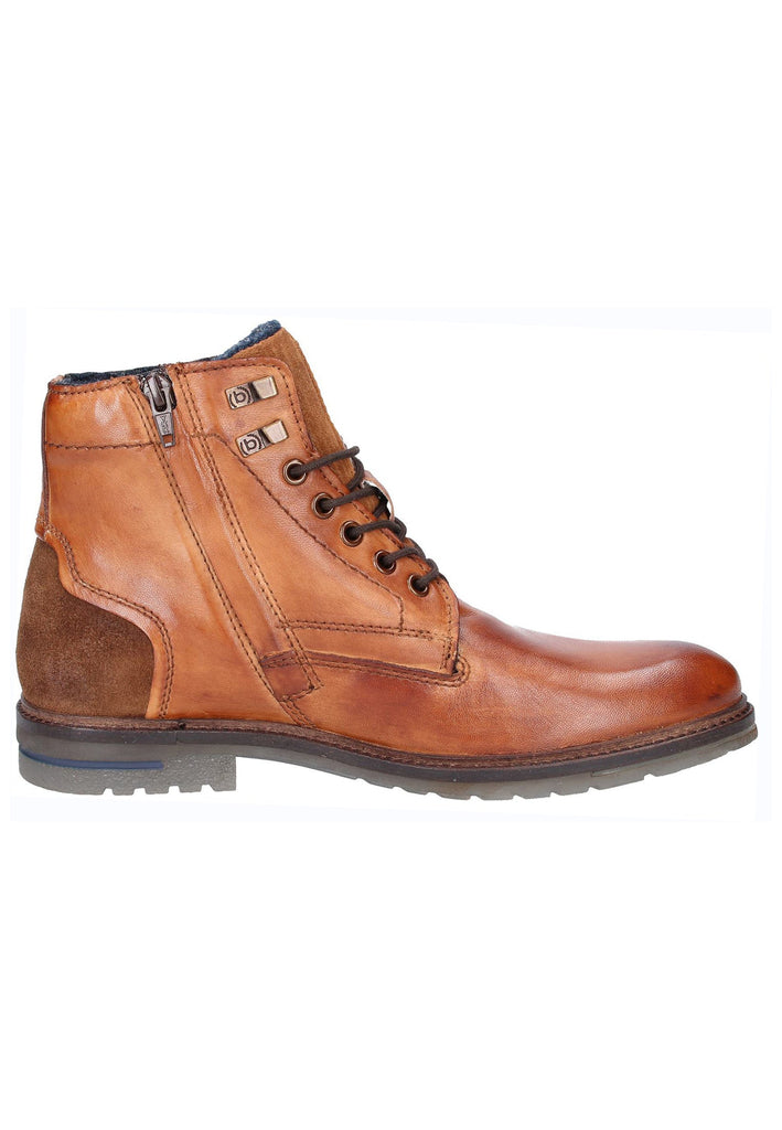 Bugatti Stiefelette Leder Cognac - surf4shoes