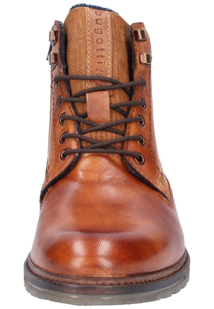 Bugatti Stiefelette Leder Cognac - surf4shoes