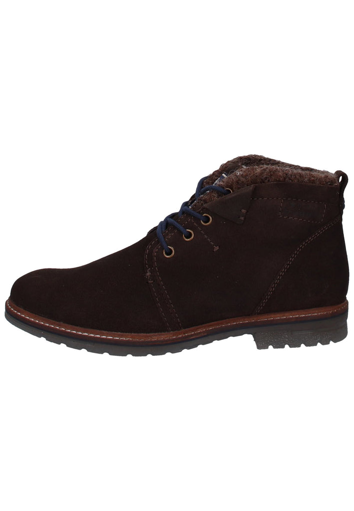 Bugatti Stiefelette Leder Dunkelbraun - surf4shoes