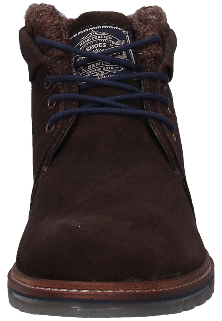 Bugatti Stiefelette Leder Dunkelbraun - surf4shoes