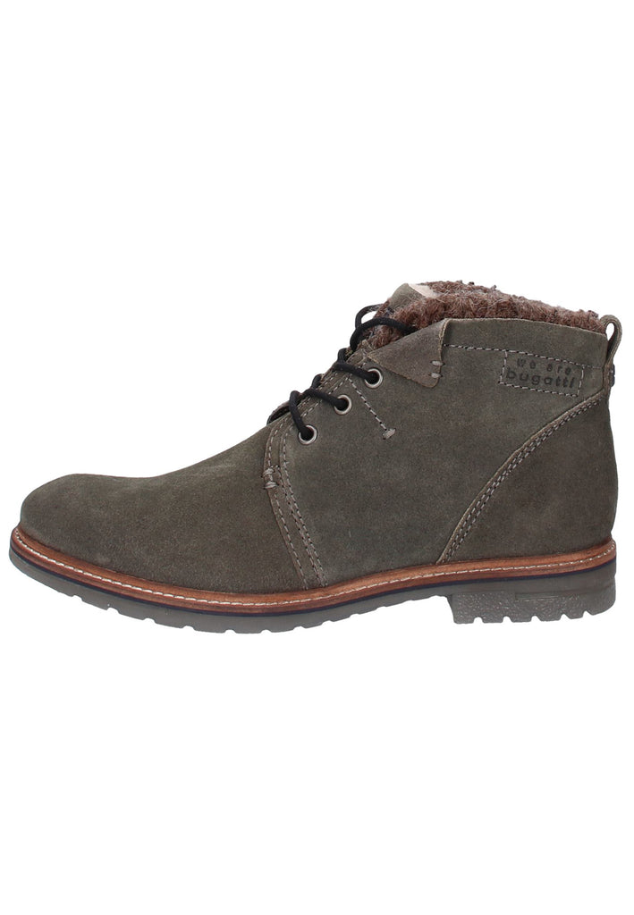 Bugatti Stiefelette Leder Oliv - surf4shoes