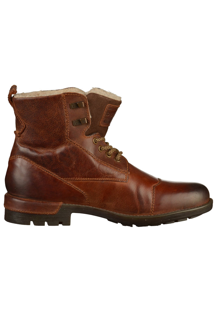 Bugatti Stiefelette Leder Braun - surf4shoes