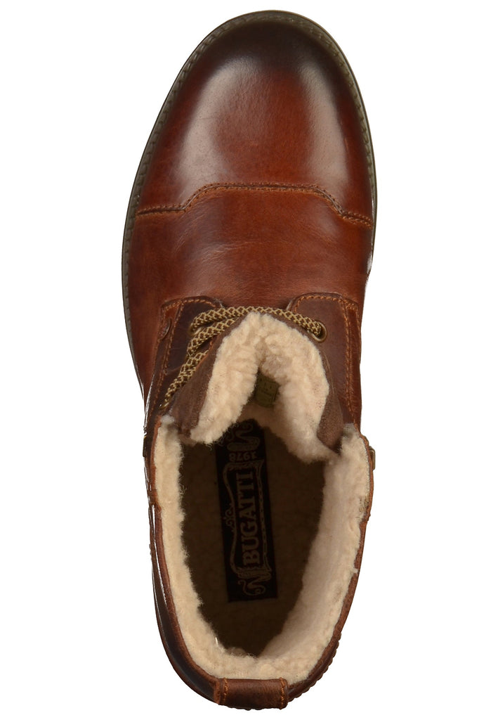 Bugatti Stiefelette Leder Braun - surf4shoes