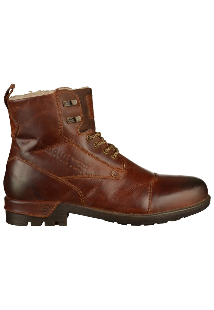 Bugatti Stiefelette Leder Braun - surf4shoes