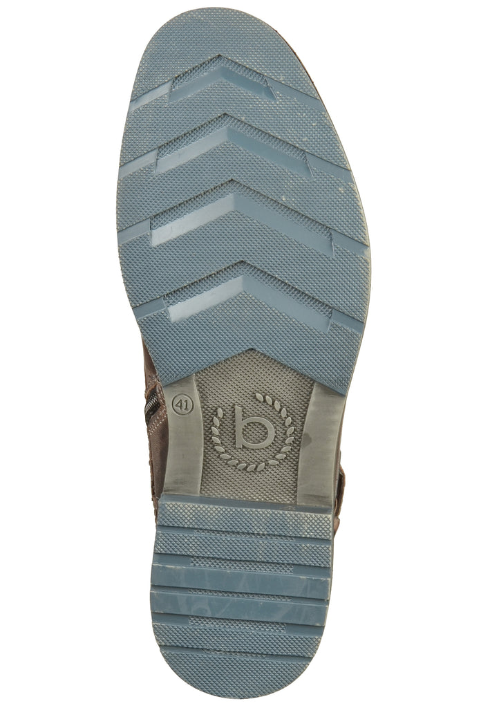 Bugatti Stiefelette Leder Dunkelgrau - surf4shoes