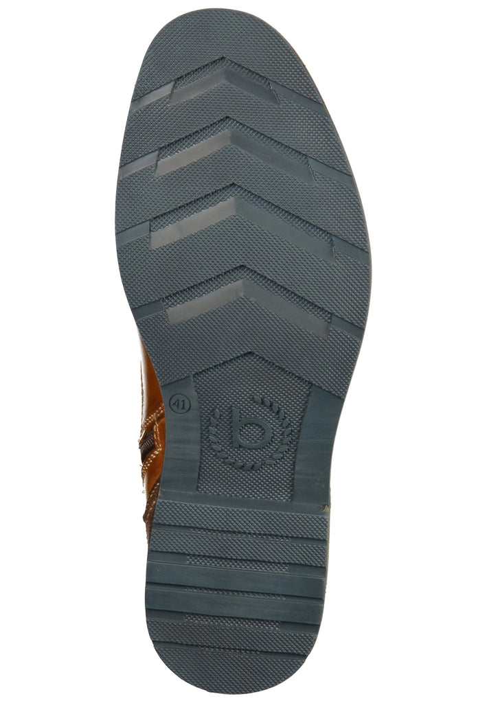 Bugatti Stiefelette Leder/Textil Cognac - surf4shoes