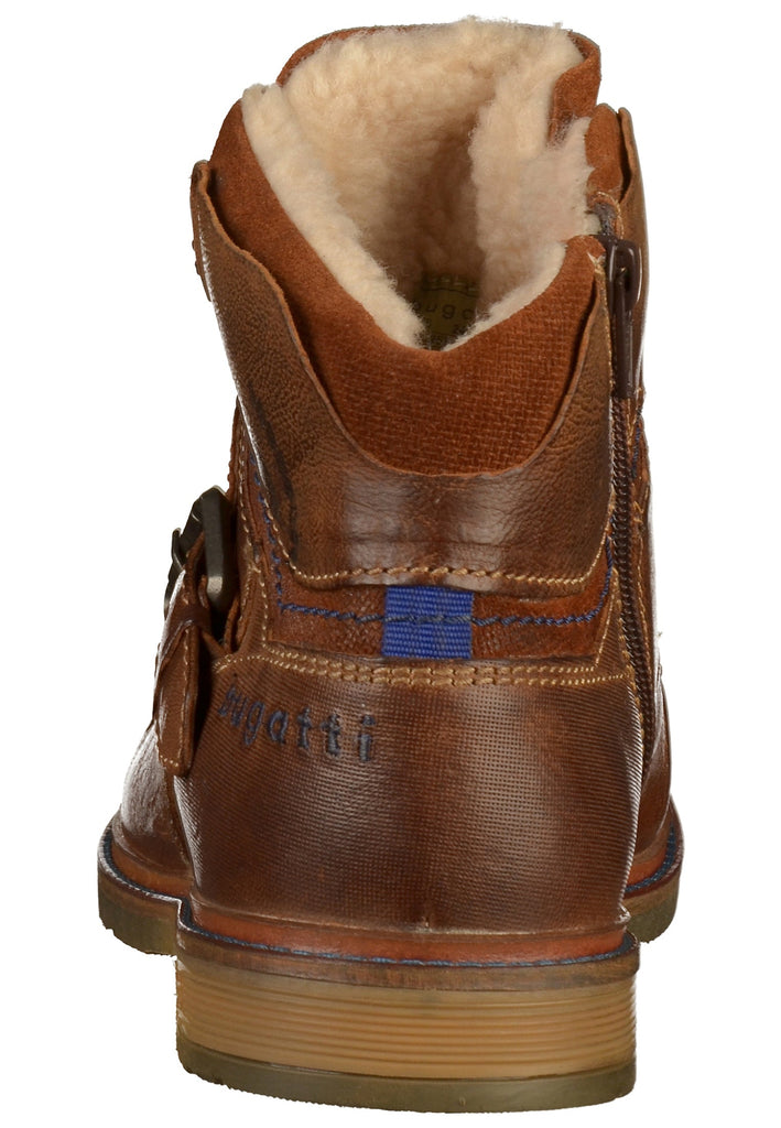 Bugatti Stiefelette Leder Dunkelbraun - surf4shoes