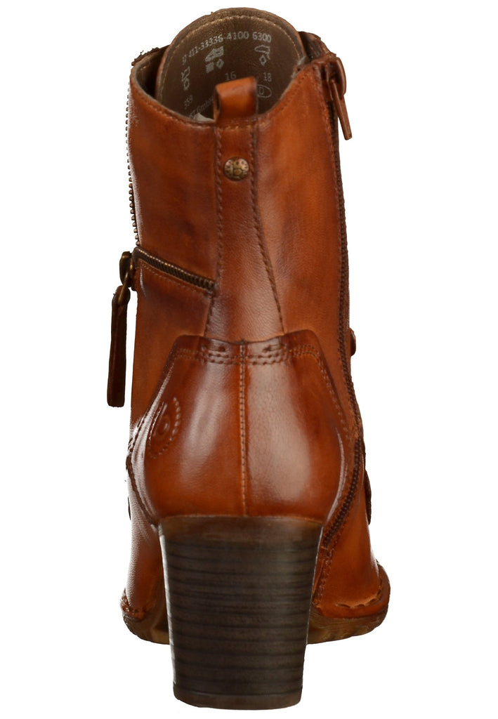 Bugatti Stiefelette Leder Cognac - surf4shoes