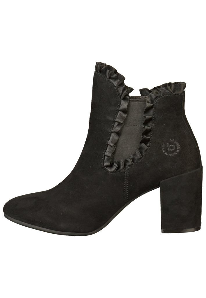 Bugatti Stiefelette Veloursleder Schwarz - surf4shoes