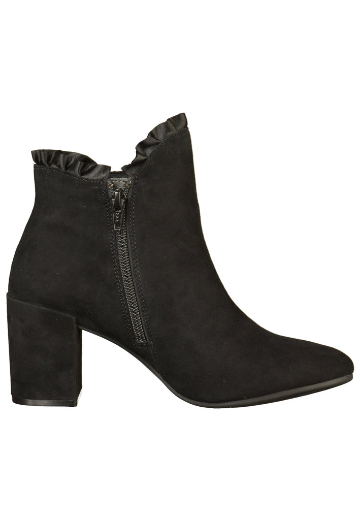 Bugatti Stiefelette Veloursleder Schwarz - surf4shoes