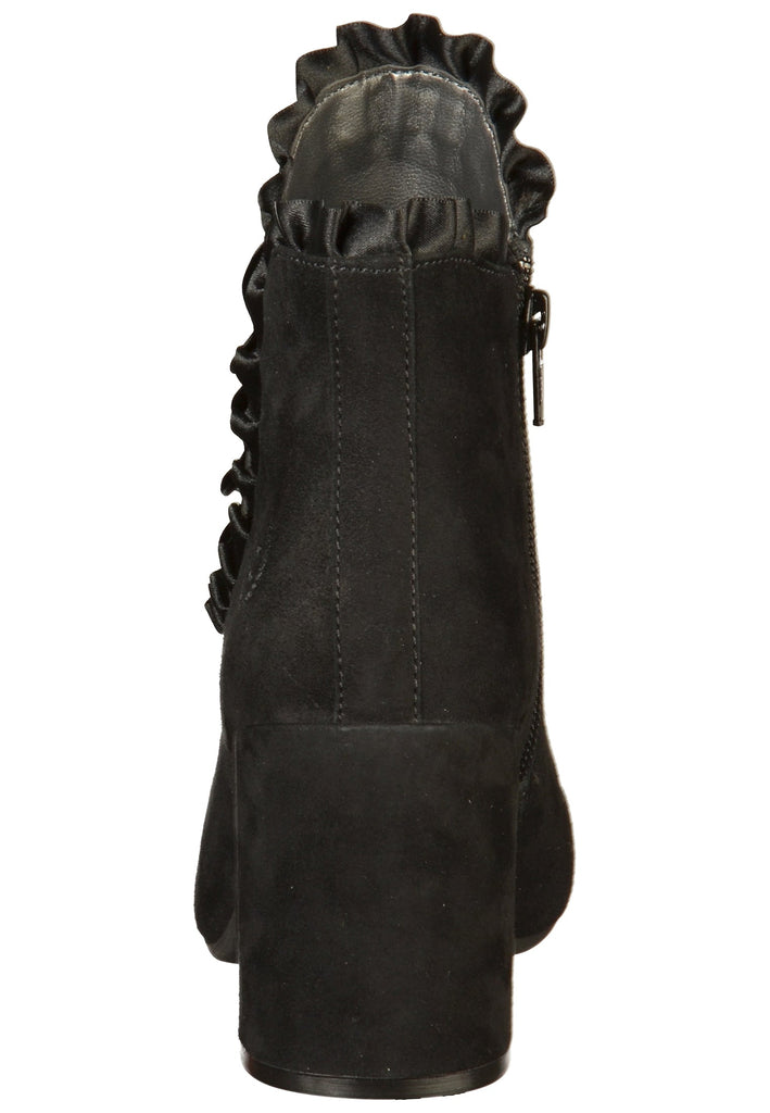 Bugatti Stiefelette Veloursleder Schwarz - surf4shoes