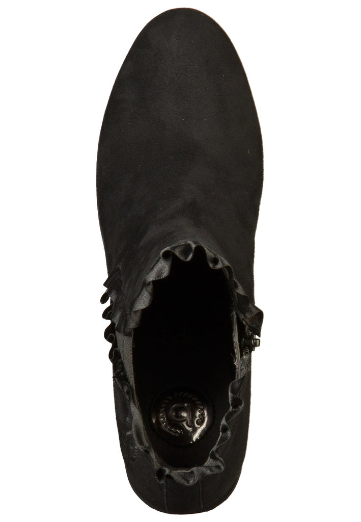 Bugatti Stiefelette Veloursleder Schwarz - surf4shoes