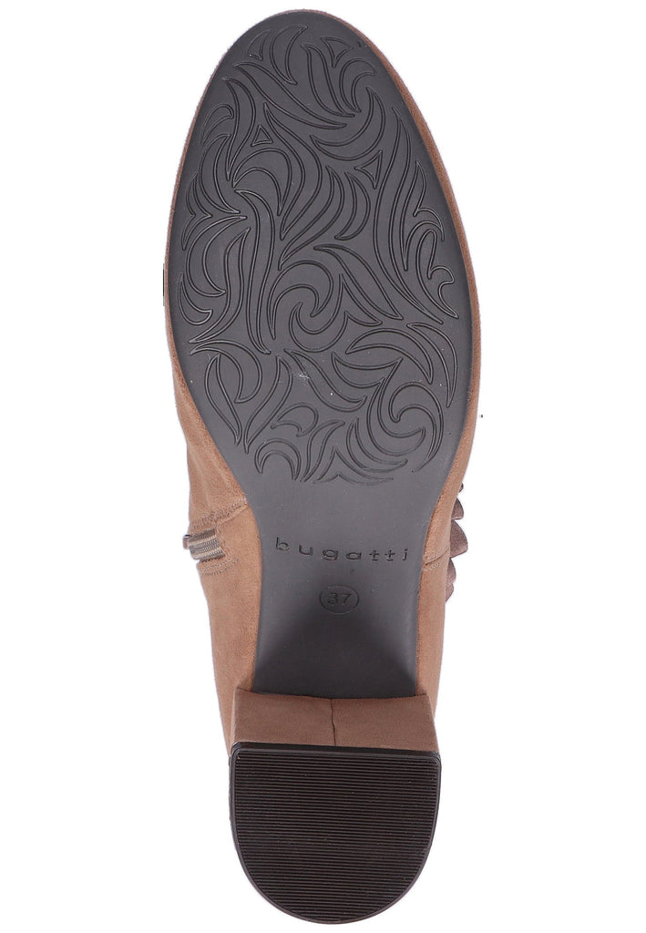 Bugatti Stiefelette Veloursleder Taupe - surf4shoes