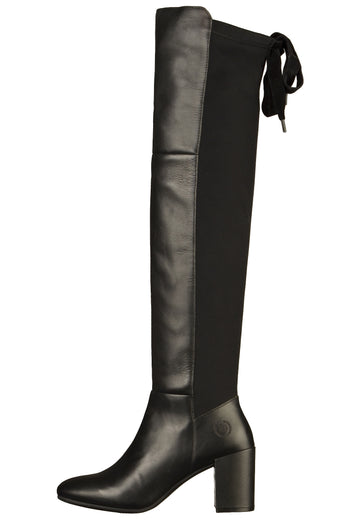Bugatti Stiefel Leder Schwarz - surf4shoes