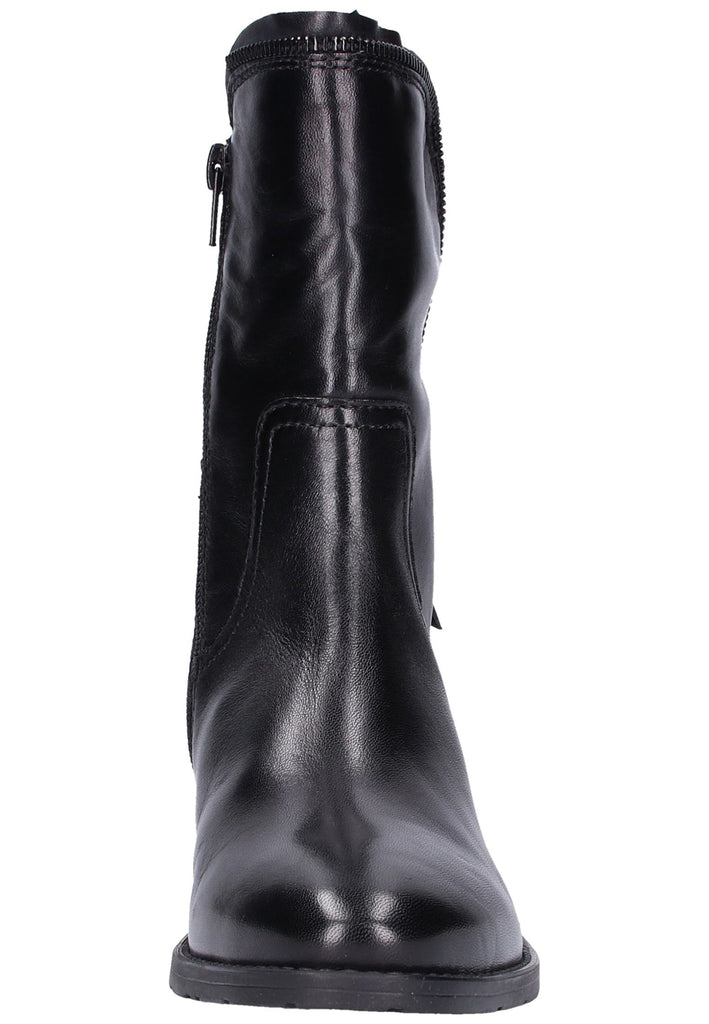 Bugatti Stiefelette Leder Schwarz - surf4shoes