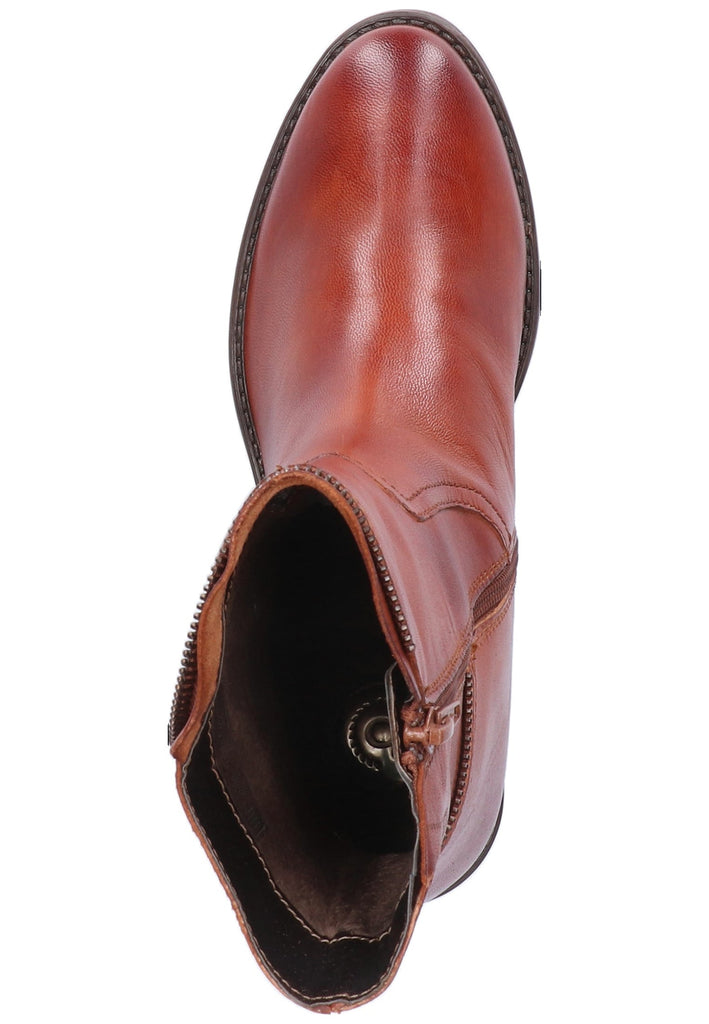 Bugatti Stiefelette Leder Cognac - surf4shoes