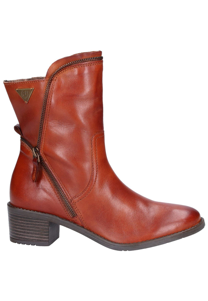 Bugatti Stiefelette Leder Cognac - surf4shoes