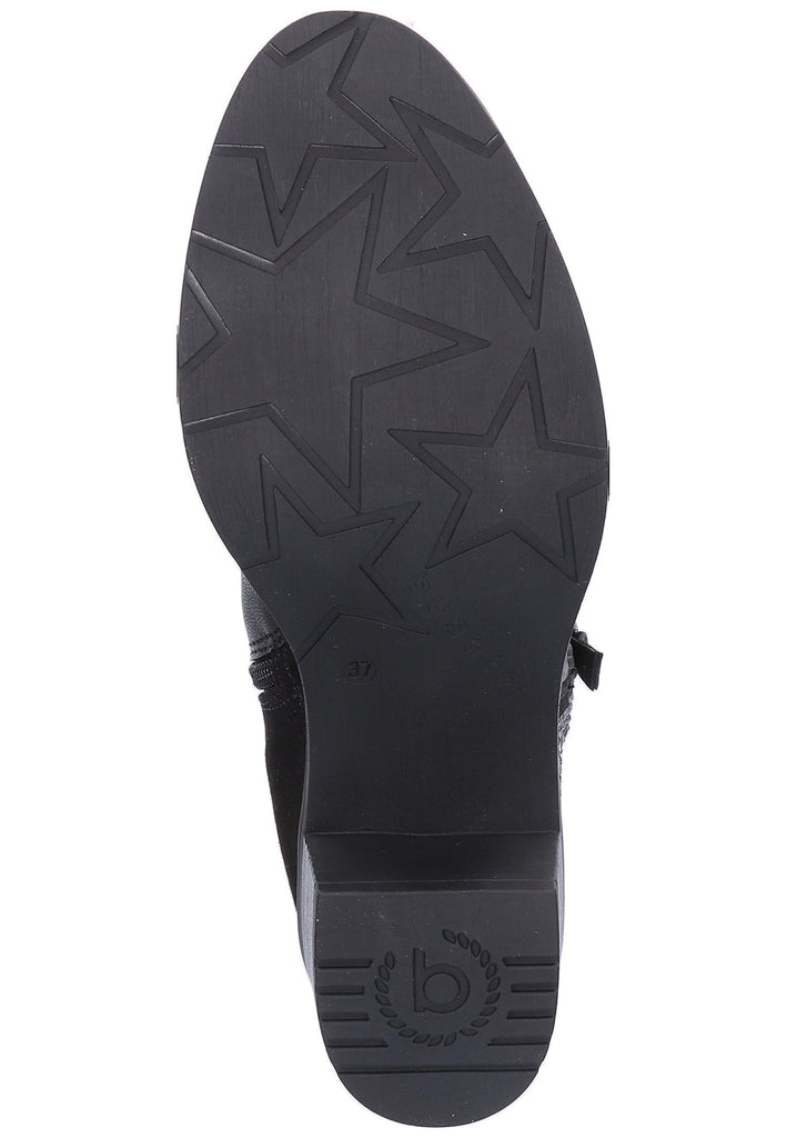 Bugatti Stiefelette Leder Schwarz - surf4shoes