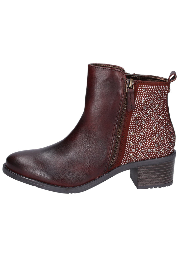 Bugatti Stiefelette Leder Braun - surf4shoes