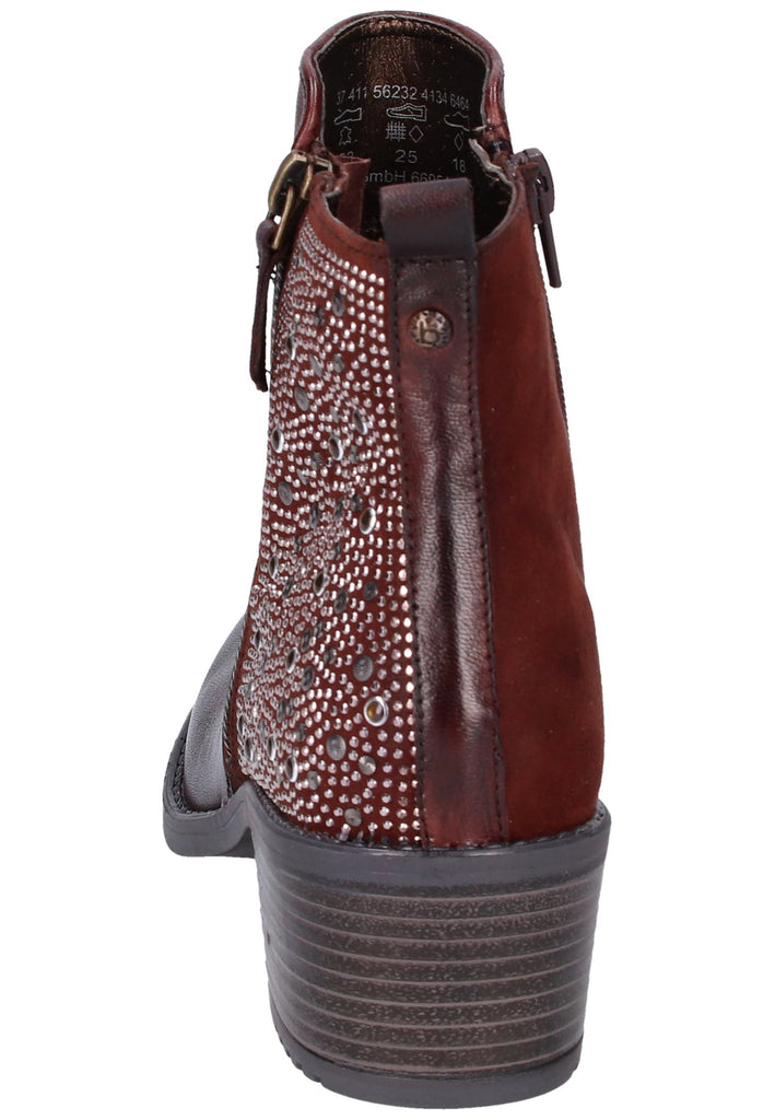 Bugatti Stiefelette Leder Braun - surf4shoes