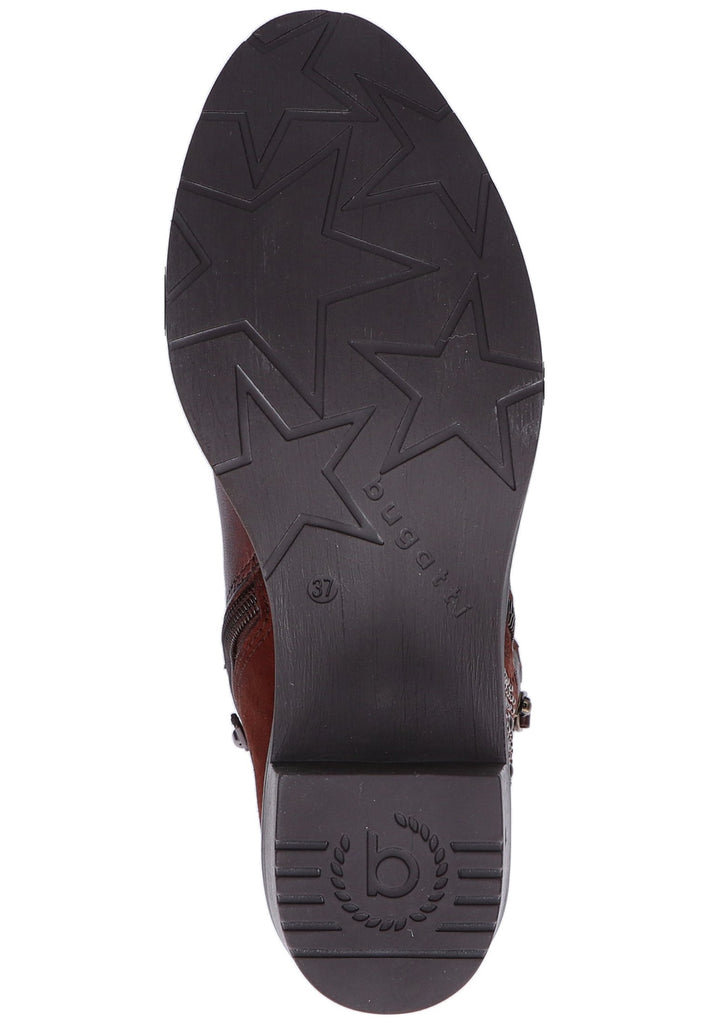 Bugatti Stiefelette Leder Braun - surf4shoes