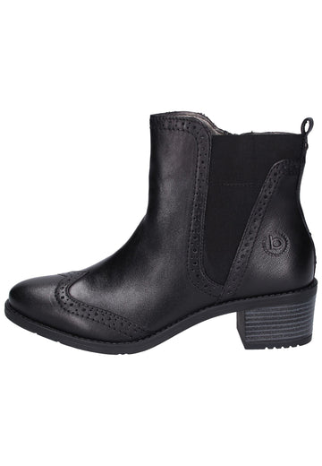Bugatti Stiefelette Leder Schwarz - surf4shoes