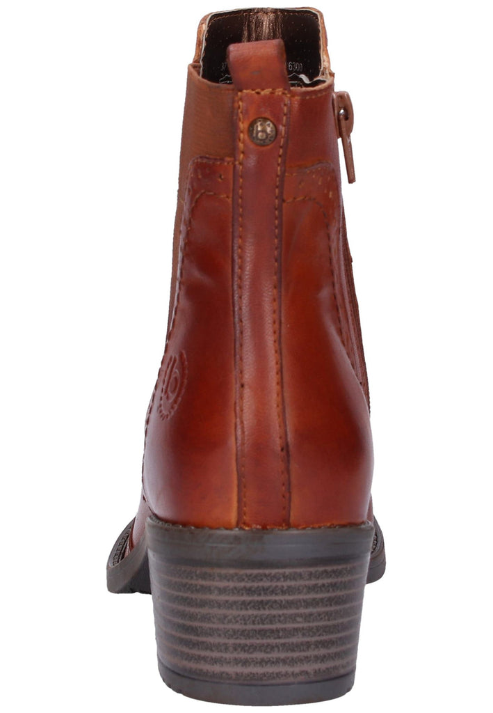 Bugatti Stiefelette Leder Cognac - surf4shoes
