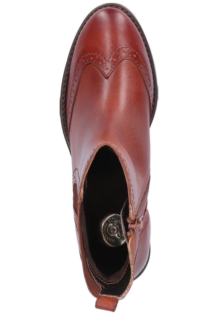 Bugatti Stiefelette Leder Cognac - surf4shoes