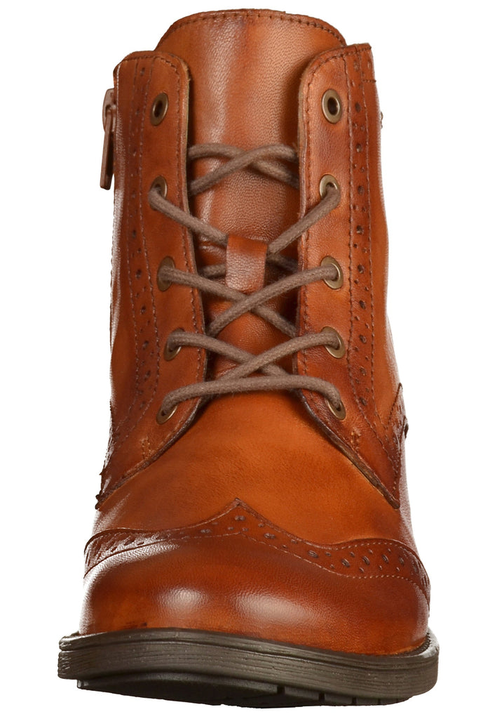 Bugatti Stiefelette Leder Cognac - surf4shoes